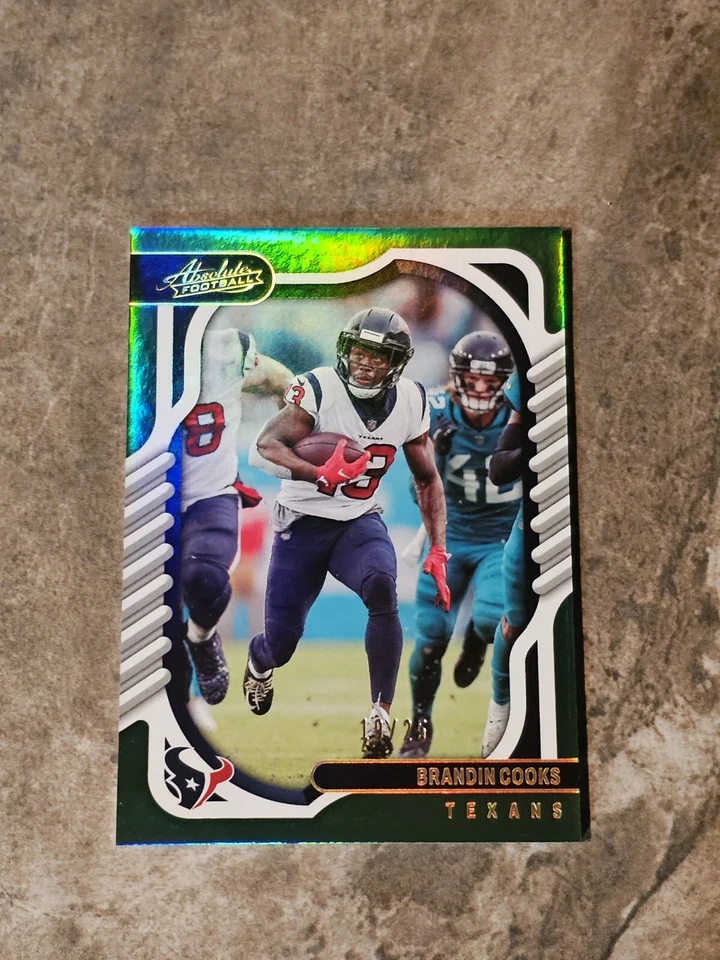 2022 Panini Absolute #4 Brandin Cooks Green Holo #'d /25 🔥 Houston Texans - Image 1 of 3
