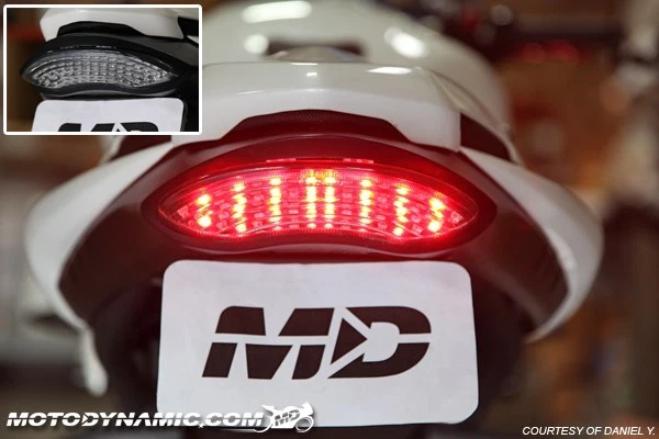 fits 11-20 Triumph Speed Triple R S RS SEQUENTIAL Signal LED Tail Light Clear - Image 1 of 1