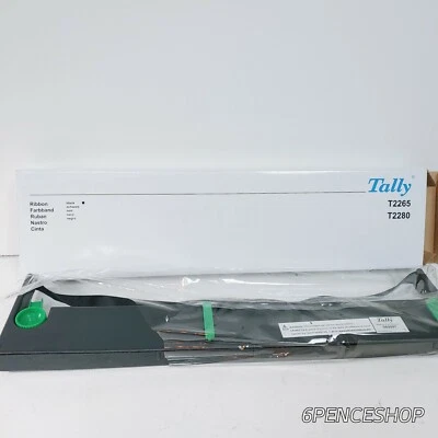 OB TALLY 060097 Black Single Fabric Ribbon For T2265/2280 - Image 1 of 4