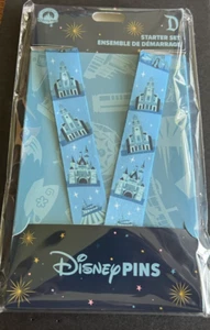 New Disneyland Satin Patterned Lanyard Disney Parks 2025 Starter Castle No Pins - Picture 1 of 5