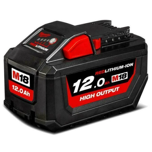 Milwaukee M18 REDLITHIUM-ION HIGH OUTPUT 12.0Ah Battery (M18HB12)