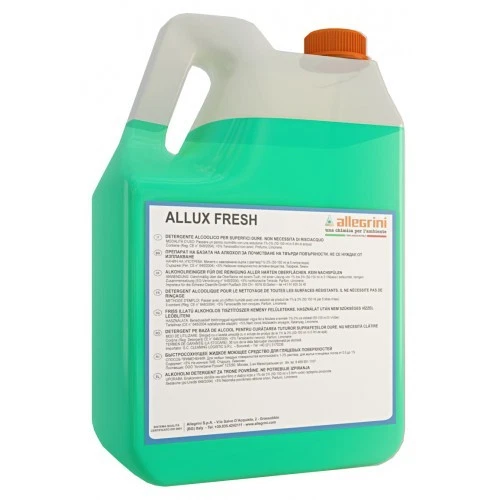 ALLUX FRESH 5L Allegrini - DETERGENTE ALCOLICO PROFUMATO PULIZIA CASA PAVIMENTI