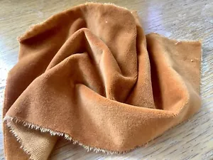 Miniature Bear Making Fur Fabric Copper Velvet 1 mm Pile 28cm X 20cm Ap - Picture 1 of 6