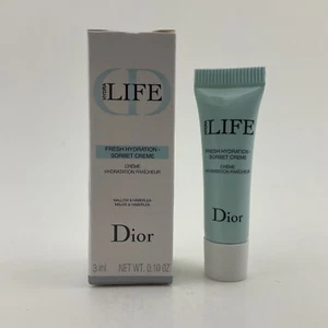 DIOR HYDRA LIFE Fresh HYDRATION Sorbetto Crema Formato da Viaggio 3ml/.1oz NUOVO x 1 - Foto 1 di 8