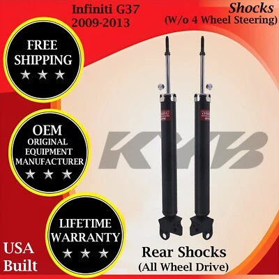 Amortiguadores traseros originales KYB para Infiniti G37 2009-2013 4x4 garantía de por vida Foto 1 de 4