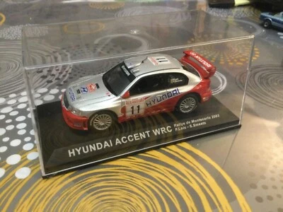 1/43 Altaya Hyundai accent WRC #11 Loix / Smeets Monte Carlo 2003 TBE avec boite - Photo 1/4