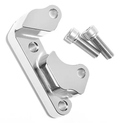 Chrome 14" Front Brake Caliper Adapter Bracket Fat Boy Softail FXST FLST 2000-14 - Image 1 of 4