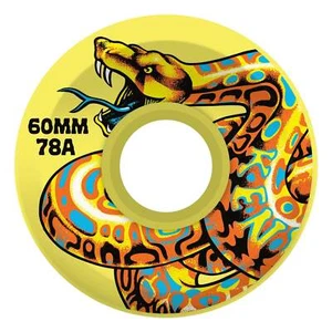 Slime Balls Jeff Kendall Snake Yellow 60mm 78a Skateboard Wheels - Picture 1 of 4