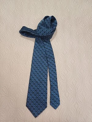 Corbata John W. Nordstrom para hombre azul marino geométrica 100 % seda hecha en EE. UU. Foto 1 de 4