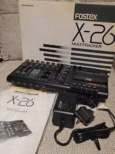 MINT Serviced Fostex X-26 4-Track Portastudio Multitrack Analogue Tape Recorder - Picture 1 of 18