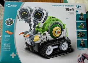 Coplus 5-in-1 STEM Robot Kit Bluetooth Mechanical Master Model A. Snail - Picture 1 of 6