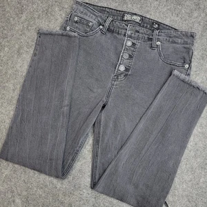 Lucky Brand Jeans Womens 8/29 Gray Ankle Denim Bridgette Skinny Leg Button Fly - Picture 1 of 15