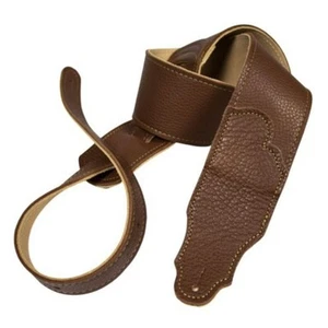 Correa para guitarra Franklin 2,5" CARAMELO con costuras doradas FS-CA-G suave - Imagen 1 de 5