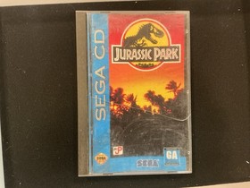 Jurassic Park (Sega CD, 1993) Tested/Working CIB