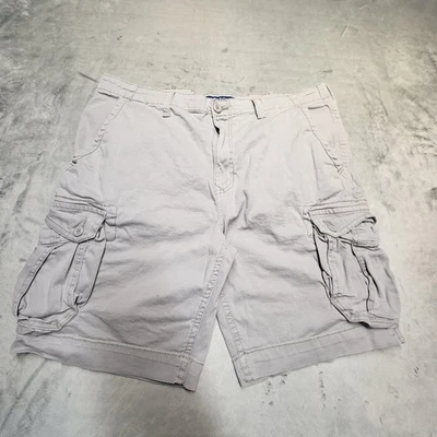 Arizona Jean Co Shorts Mens 38 Gray Cargo Flex Classic Fit Stretch Utility - Image 1 of 4