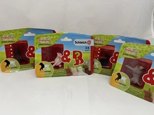 Schleich Puzzlemals Figuren Farm World Series 1 - 4 Stück - Neu - Picture 1 of 6