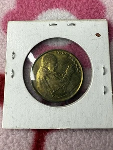 Moneda Papa Francisco - Bronce Católico Vaticano Religioso Bolsillo / Medallón Regalo - Imagen 1 de 2