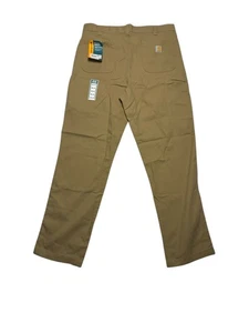 Carhartt Rugged Flex Relaxed Straight Fit Work Pants Men's Khaki Size 38x34 - Picture 1 of 3