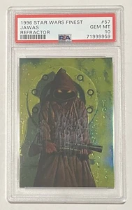1996 Topps Finest Star Wars #57 Jawas REFRACTOR PSA 10 POP 7 - Picture 1 of 2