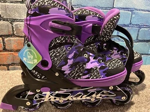 Kuxuan Skates Adjustable Inline Skates w/ Full Light Size XL - Picture 1 of 3