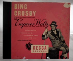 Bing Crosby The Emperor Waltz 78 RPM 2 Record Set Decca A-620 - Picture 1 of 8