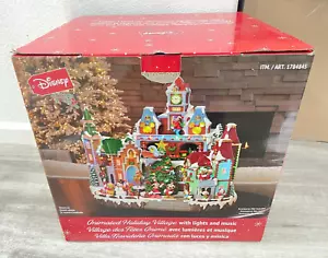Disney Animated Holiday Village with Lights and Music New With Defect SOLD AS IS - Picture 1 of 9