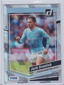 2023-24 Panini Donruss Soccer Jack Grealish SILVER CUBIC #87 Manchester City - Picture 1 of 2