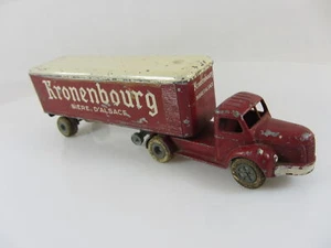 J.R.D. 1:43 Berliet Kronenbourg Camión de cerveza con remolque, metal, accesorios usados. - Imagen 1 de 7