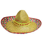 Mexican Sombrero Fiesta Fancy Dress Adult Mexico Hat Cigar Tash Wild West Lot