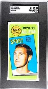 1970-71 Topps #107 Jerry West All Star SGC 4.5 VG-EX+ - Picture 1 of 2