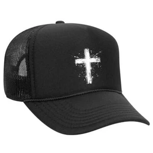 Sombrero de camionero negro Embrace Your Faith: The Cross - Imagen 1 de 3