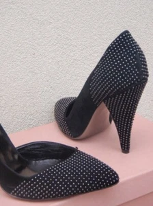 MIU MIU PRADA ZAPATOS SANDALIAS TACONES negro 35 5 nuevo - Imagen 1 de 1