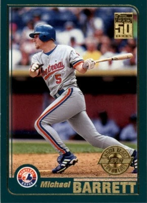 2001 Topps MLB Home Team Advantage Michael Barrett #179 - Image 1 of 2
