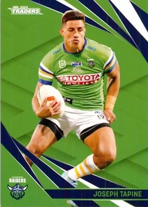 2024 Canberra Raiders NRL TLA Traders Card - Joseph Tapine - Picture 1 of 3