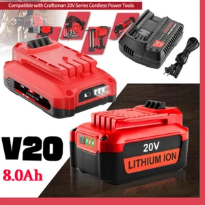 For Craftsman V20 CMCB205 CMCB204 CMCB202 CMCB206 CMCB209 Battery/Charger USA - Picture 1 of 37