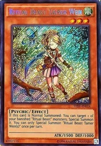 Yugioh THSF-EN024 Ritual Beast Tamer Wen Secret 1st ED NM/M HARD TO FIND + BONUS - Picture 1 of 1