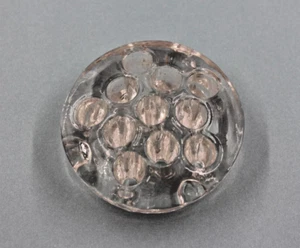 Vintage Clear Glass Flower Frog 11 Holes Vase Insert 3” Diameter - Picture 1 of 8