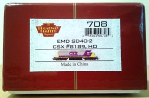 HO SCALE BROADWAY LIMITED IMPORTS BLI EMD SD40-2 CSX YN2 #8189 DCC & SOUND 708 - Picture 1 of 12