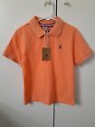 NWT Joules Orange Summer Polo Shirt / Top Age 6 Years