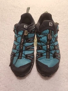 Salomon X Ultra 2 Low GTX Gore-Tex Hiking Teal Trail Running Shoe Mesh Mens 8 - Picture 1 of 4