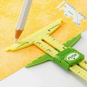 5-in-1 Sliding Gauge Measuring Sewing Tool with Free Seam Gauge Ruler - Picture 1 of 6