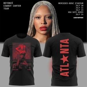 Beyonce x Atlanta Cowboy Carter Tour 2025 3D Shirt - Picture 1 of 2
