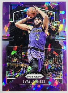2019-2020 Panini Prizm Purple Cracked Ice Javale McGee #225 Lakers 🟣🧊 - Foto 1 di 2