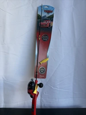Shakespeare Disney Fishing Rod & Reel Combo Kid's Pixar Cars NWT - Image 1 of 4