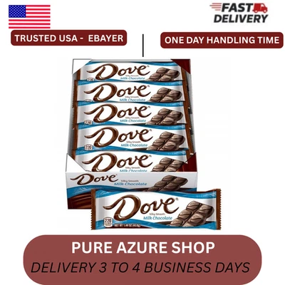 Barra de caramelo Dove de chocolate con leche tamaño único barra de 1,44 onzas caja de 18 unidades Foto 1 de 4