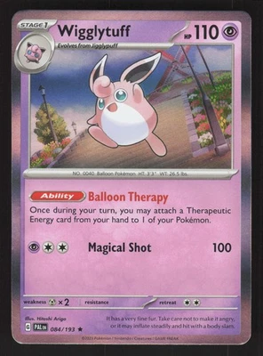 Wigglytuff 084/193 Rare Pokemon SV02: Paldea Evolved - Image 1 of 2