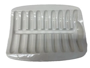 Mid Century Keramik Spargel Teller Platte Made In Japan - Bild 1 von 11