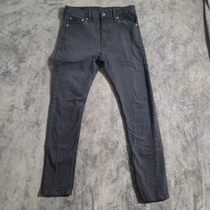 Levis Black Label Denim Jeans Sz 30x32 S40196 Goth Rock Punk Hip - Picture 1 of 15