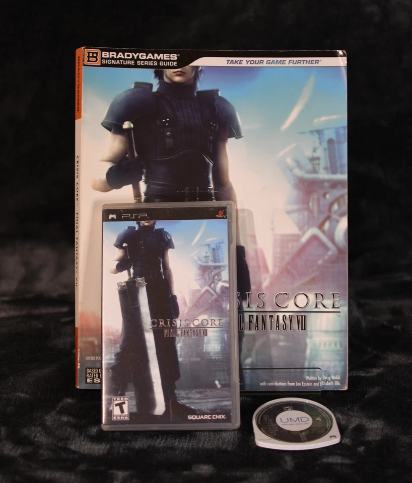 Crisis Core PSP UMD + Estuche + Guía Oficial de Estrategia con Póster - Probado Foto 1 de 1