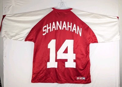 Camiseta deportiva vintage CCM Detroit Red Wings Brendan Shanahan adulto grande #14  Foto 1 de 4